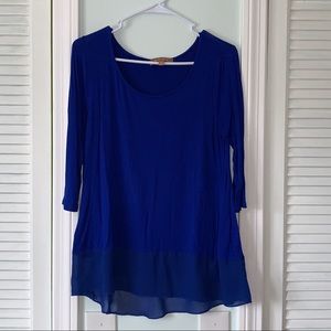 Longsleeve with Sheer Bottom